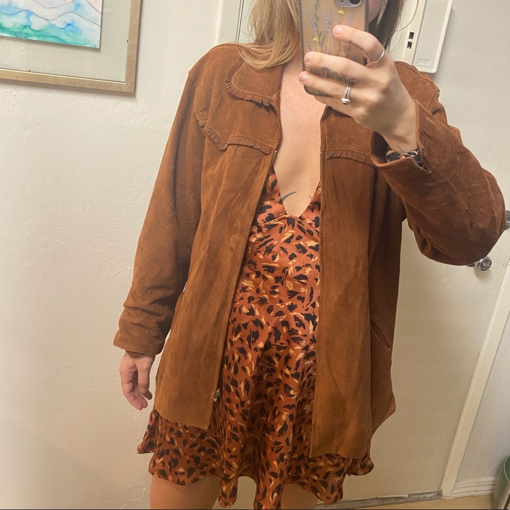 Vintage Wilson's leather suede jacket